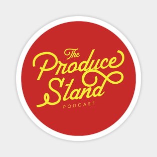 The Produce Stand Podcast secondary logo yello Magnet